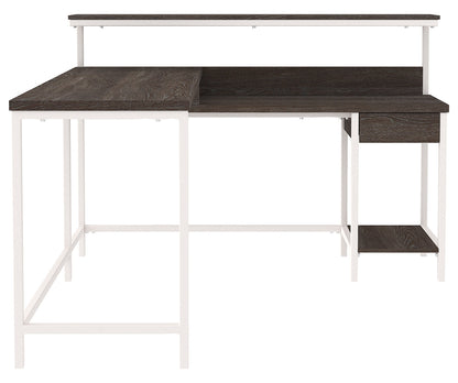 Dorrinson L-Desk with Storage