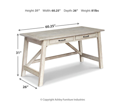 Carynhurst Home Office Large Leg Desk