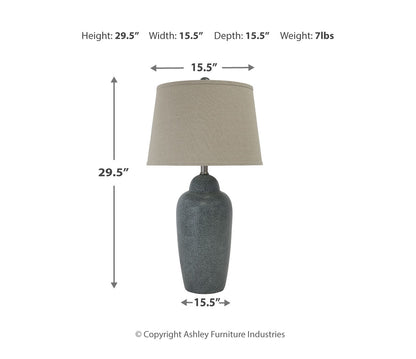 Saher Ceramic Table Lamp (1/CN)