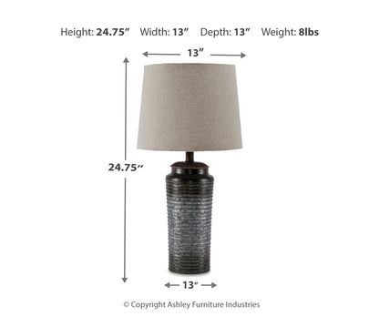 Norbert Metal Table Lamp (2/CN)