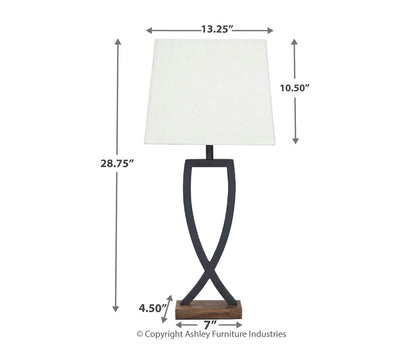 Makara Metal Table Lamp (2/CN)