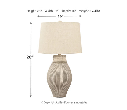 Layal Paper Table Lamp (1/CN)