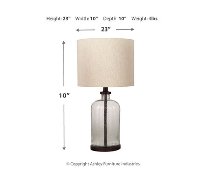 Bandile Glass Table Lamp (1/CN)