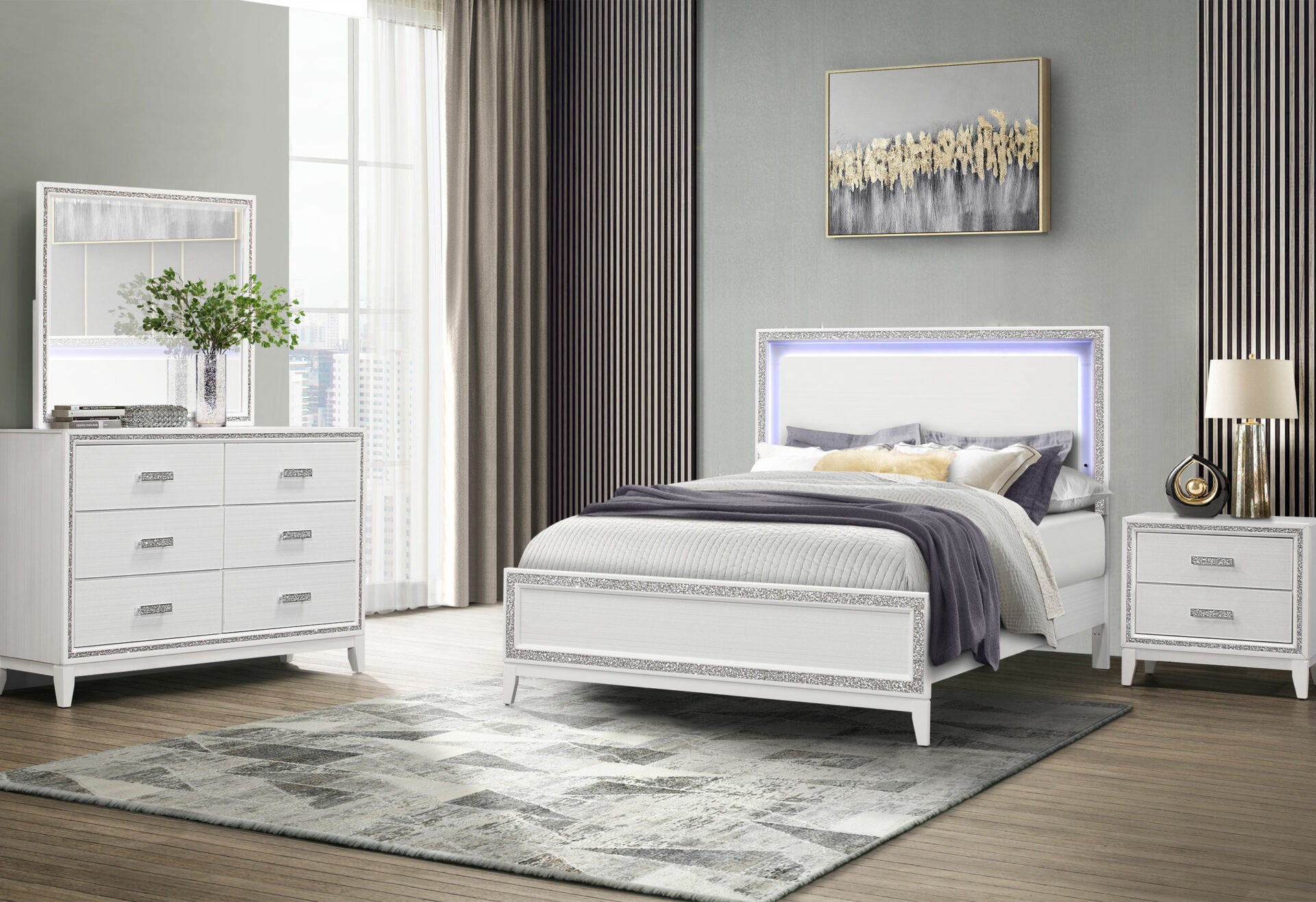 Lily White Nightstand