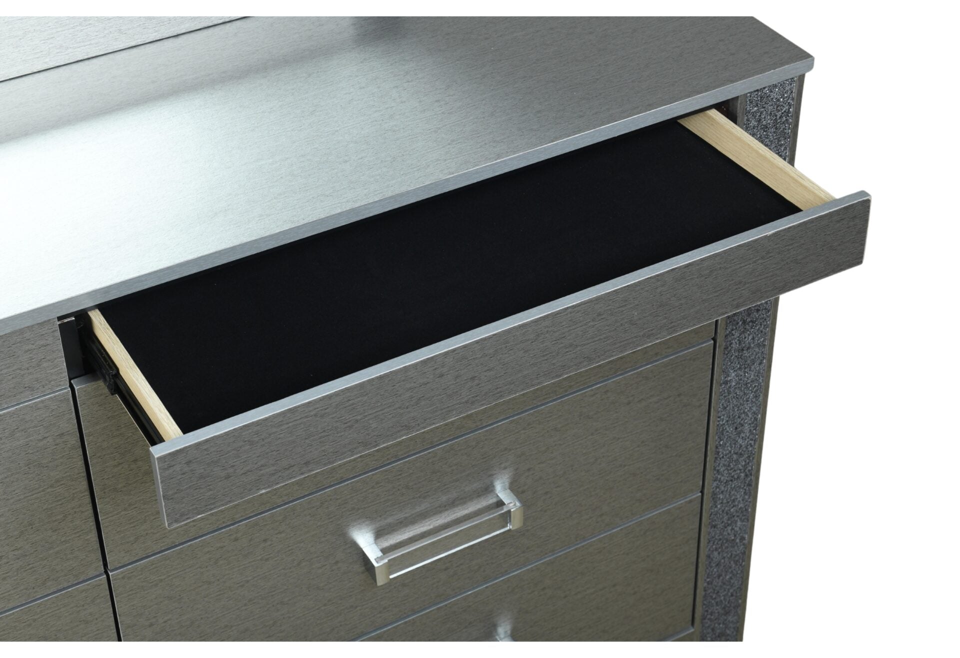 Logan Silver Nightstand