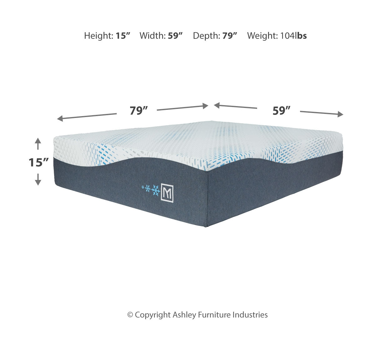 Millennium Luxury Plush Gel Latex Hybrid Mattress with Adjustable Base