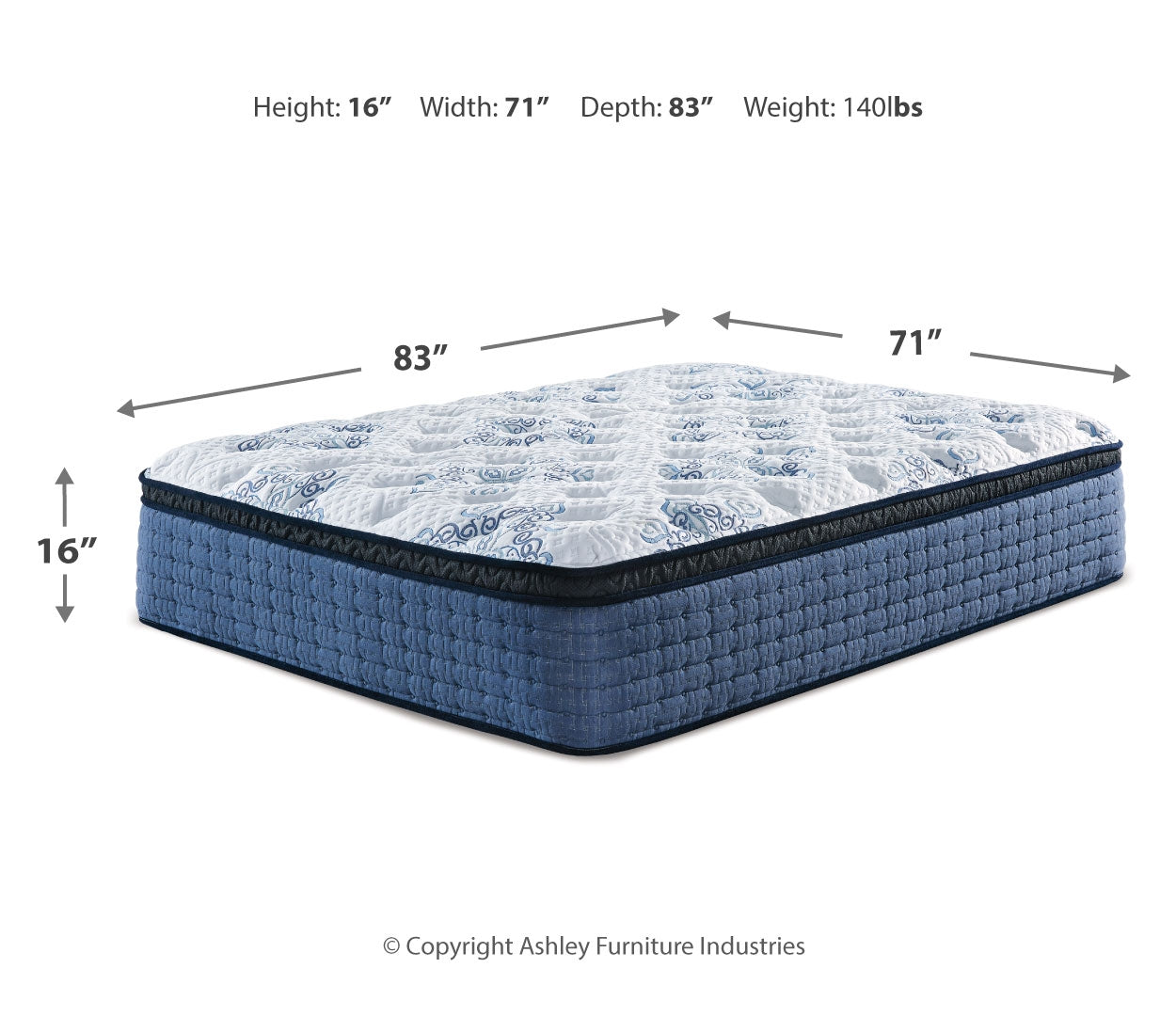 Mt Dana Euro Top Mattress with Adjustable Base