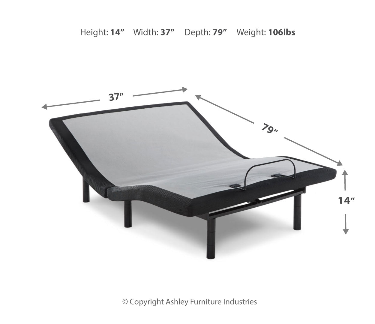 Head-Foot Model Better Split King Adjustable Base