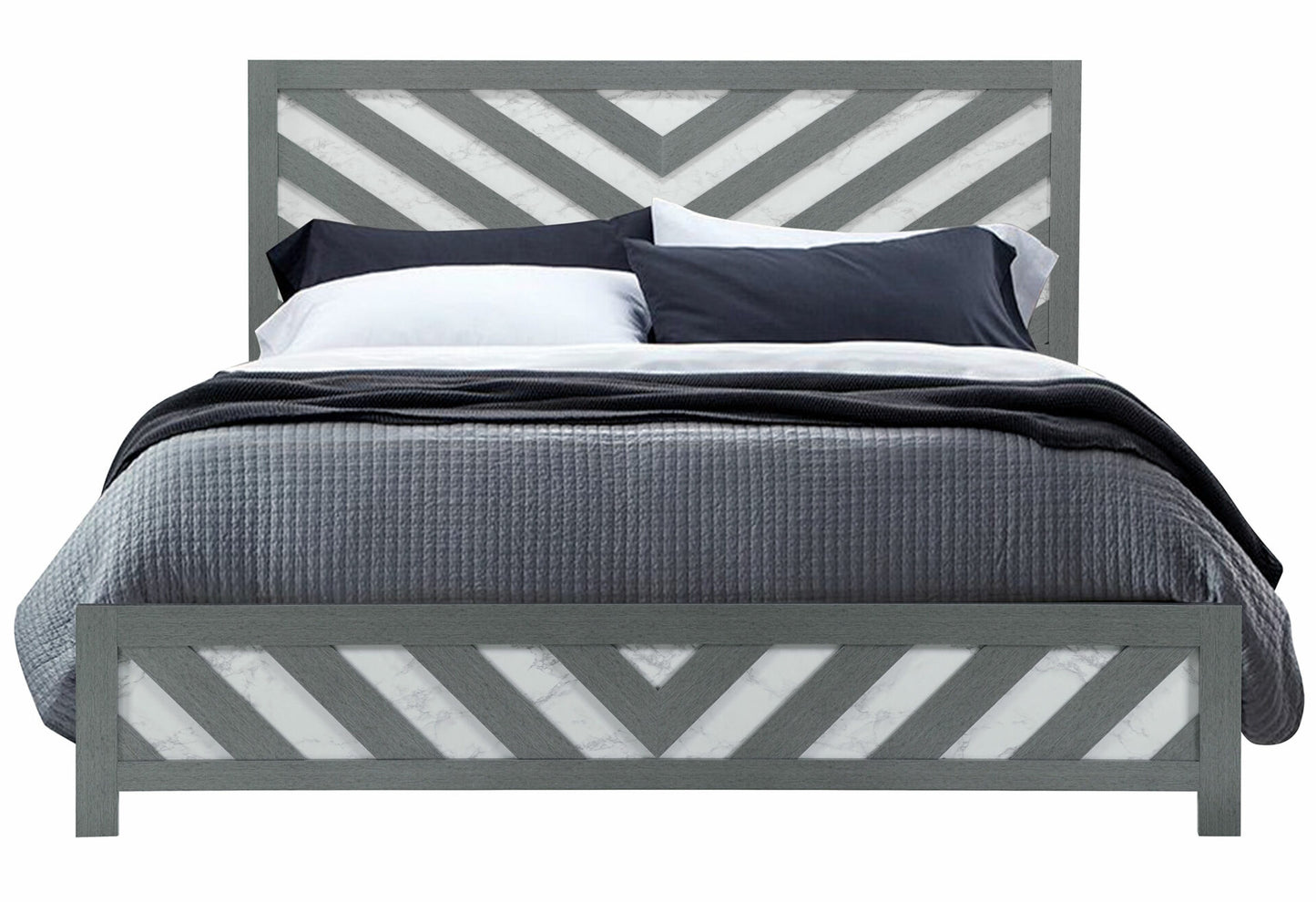 Micah Grey Queen Bed