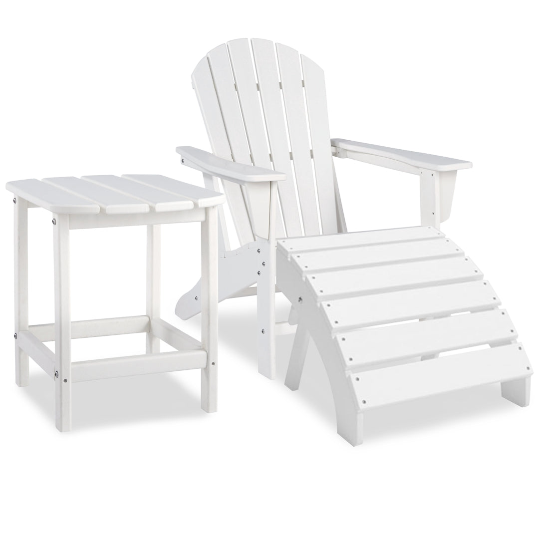 Sundown Treasure Outdoor Adirondack Chair and Ottoman