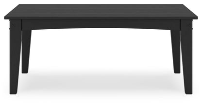 Hyland wave Rectangular Cocktail Table