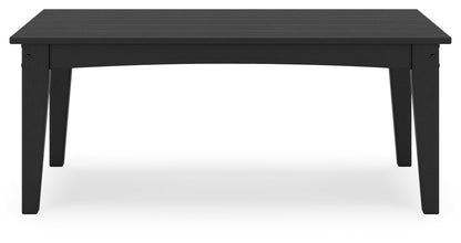 Hyland wave Rectangular Cocktail Table