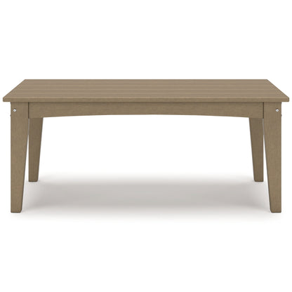 Hyland wave Rectangular Cocktail Table