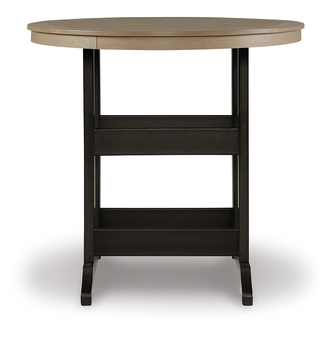 Fairen Trail Round Bar Table w/UMB OPT