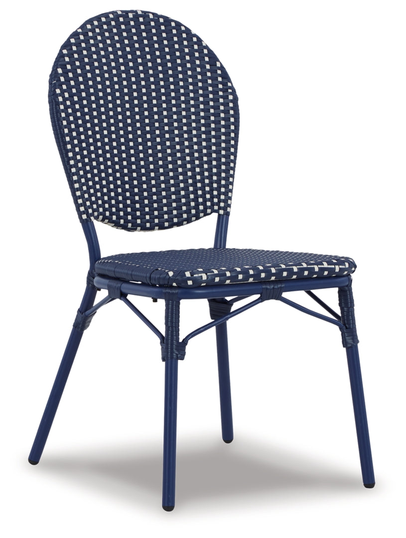 Odyssey Blue Chairs w/Table Set (3/CN)