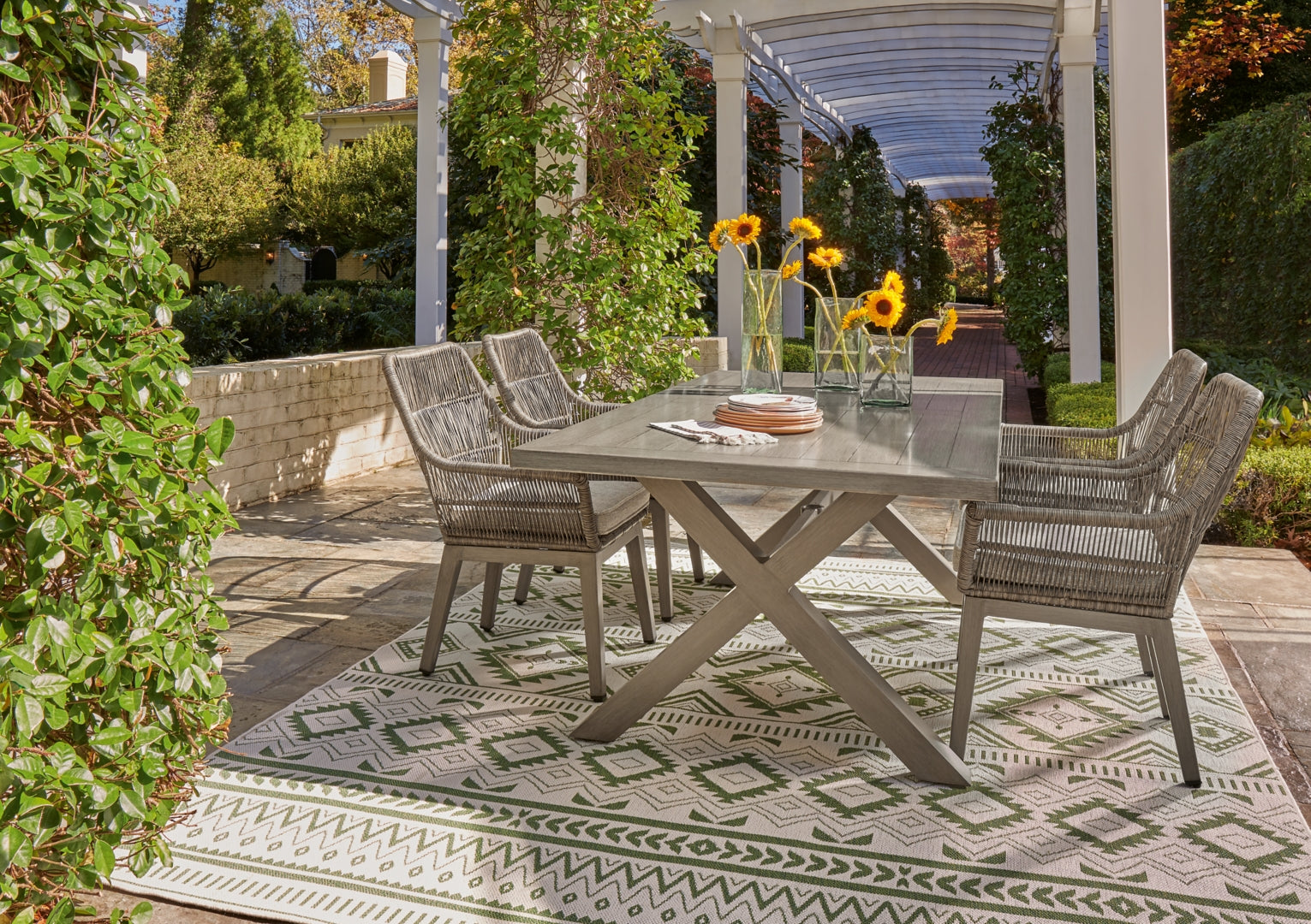 Beach Front Outdoor Dining Table and Chairs