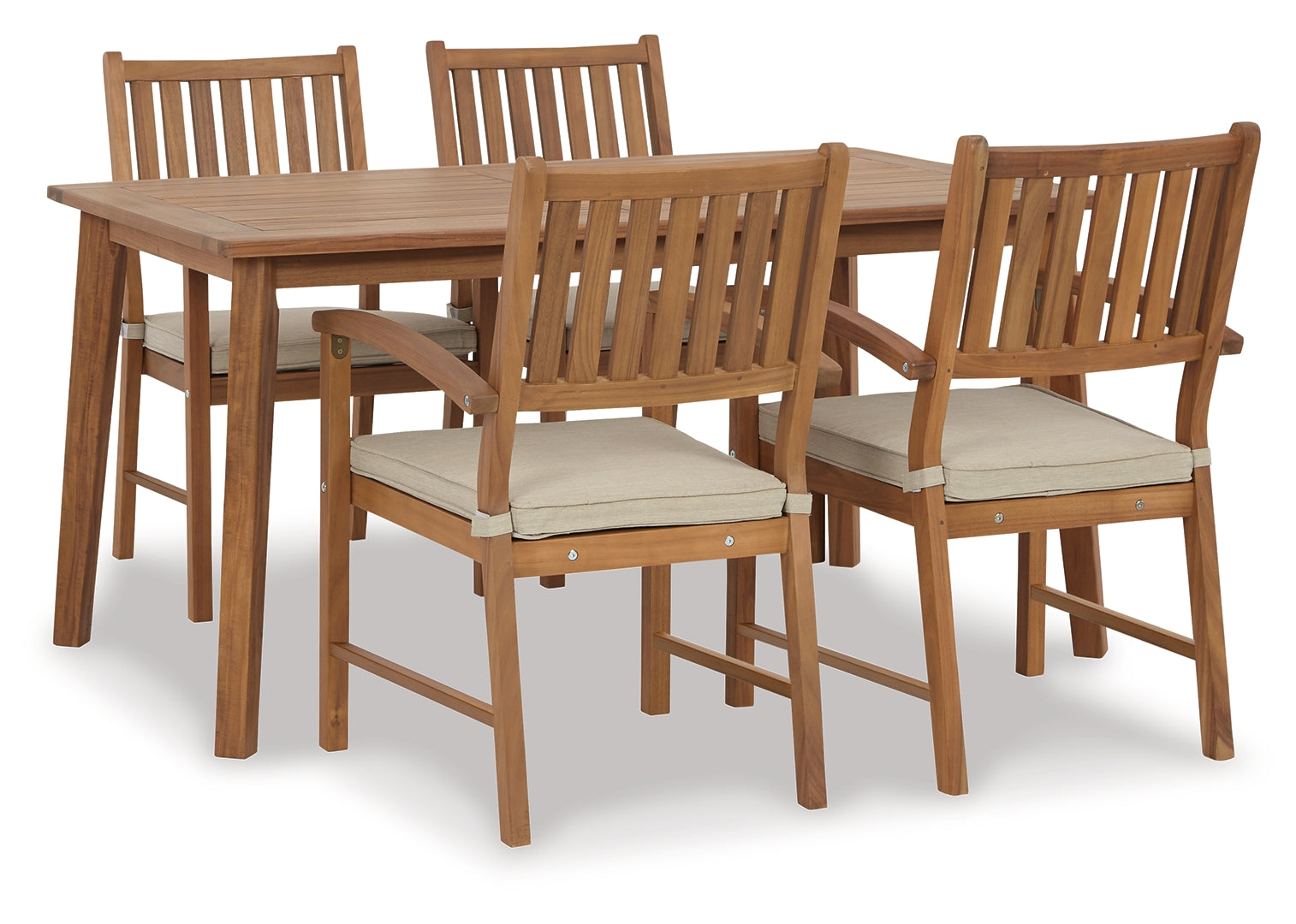 Janiyah Outdoor Dining Table and 4 Chairs