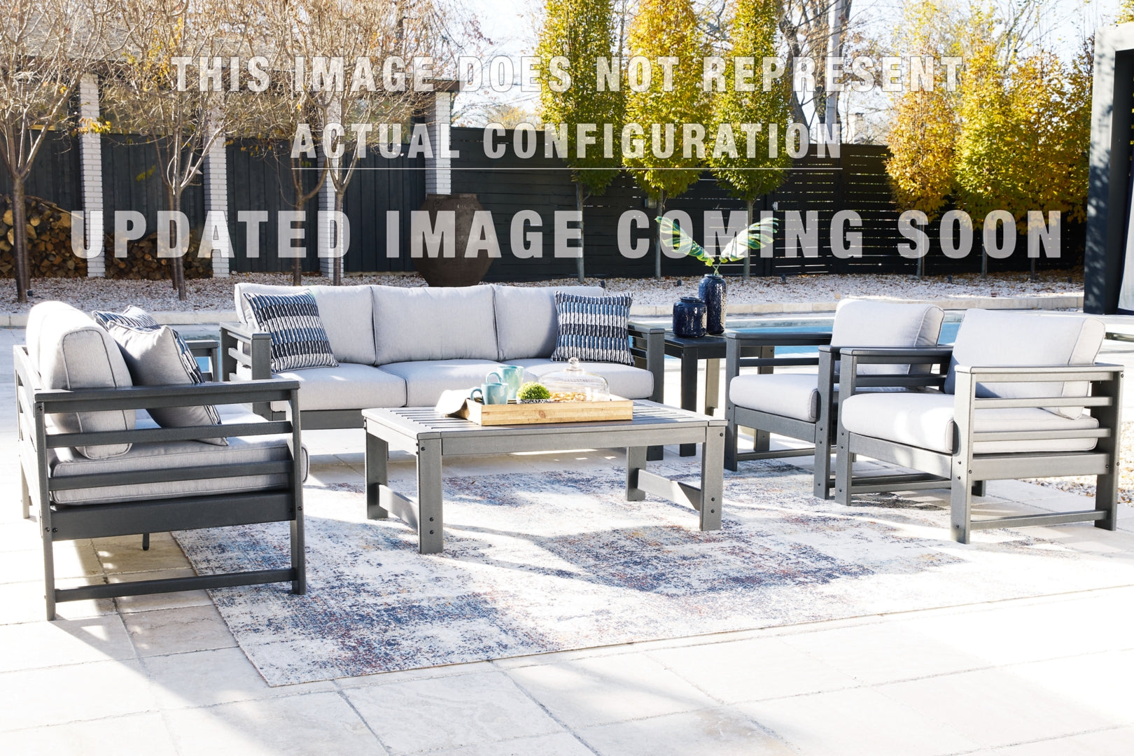 Amora 2 Outdoor Chairs with End Table