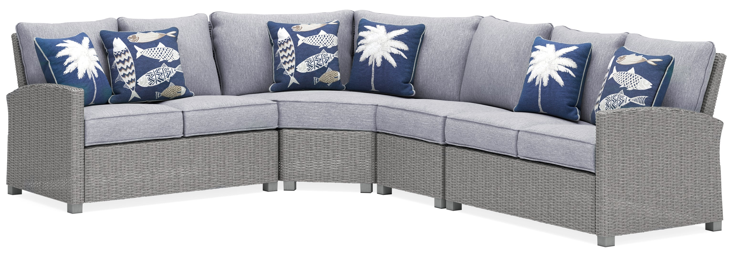 Naples Beach 4-Piece Outdoor Sectional