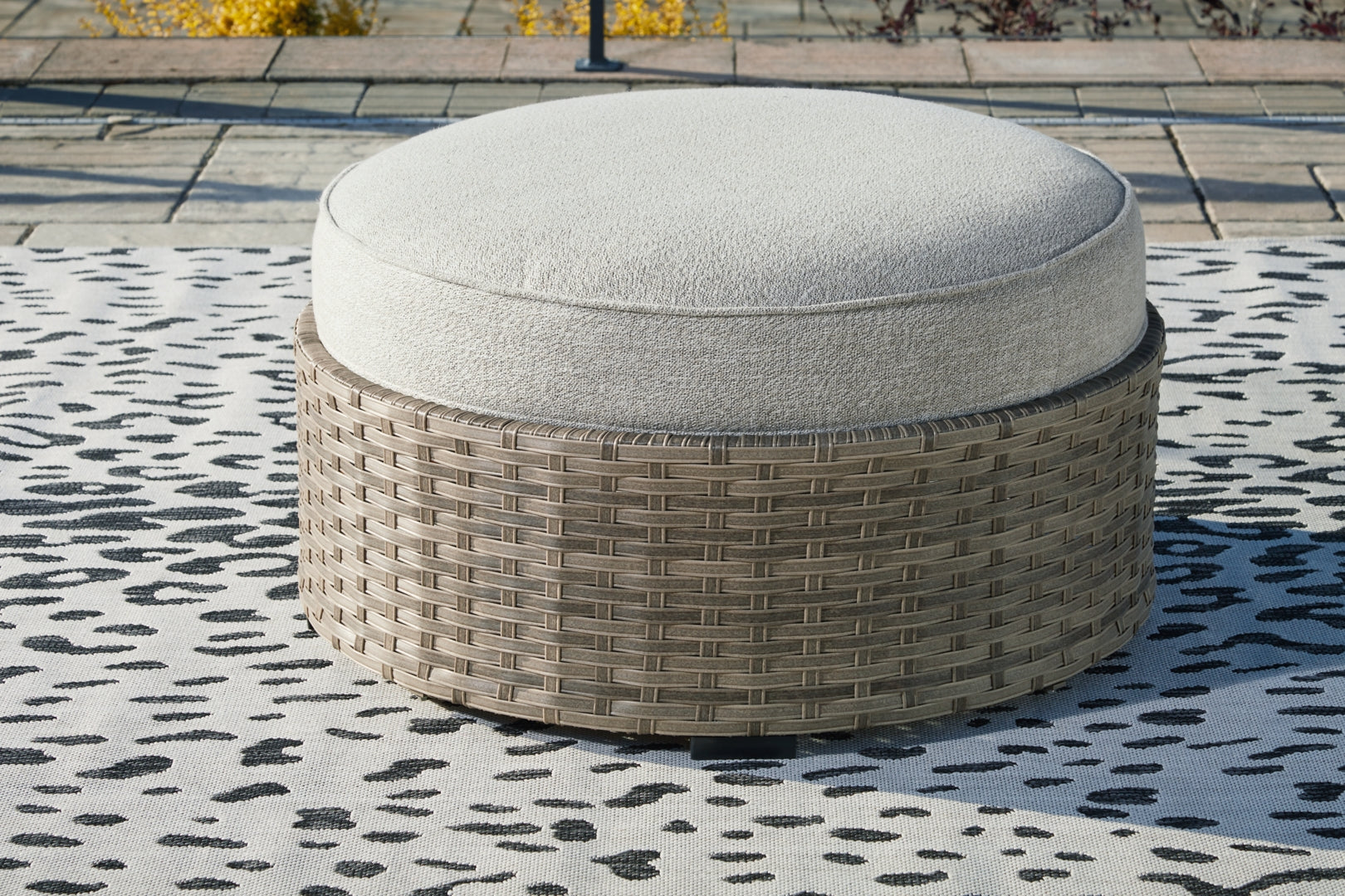 Calworth Ottoman with Cushion