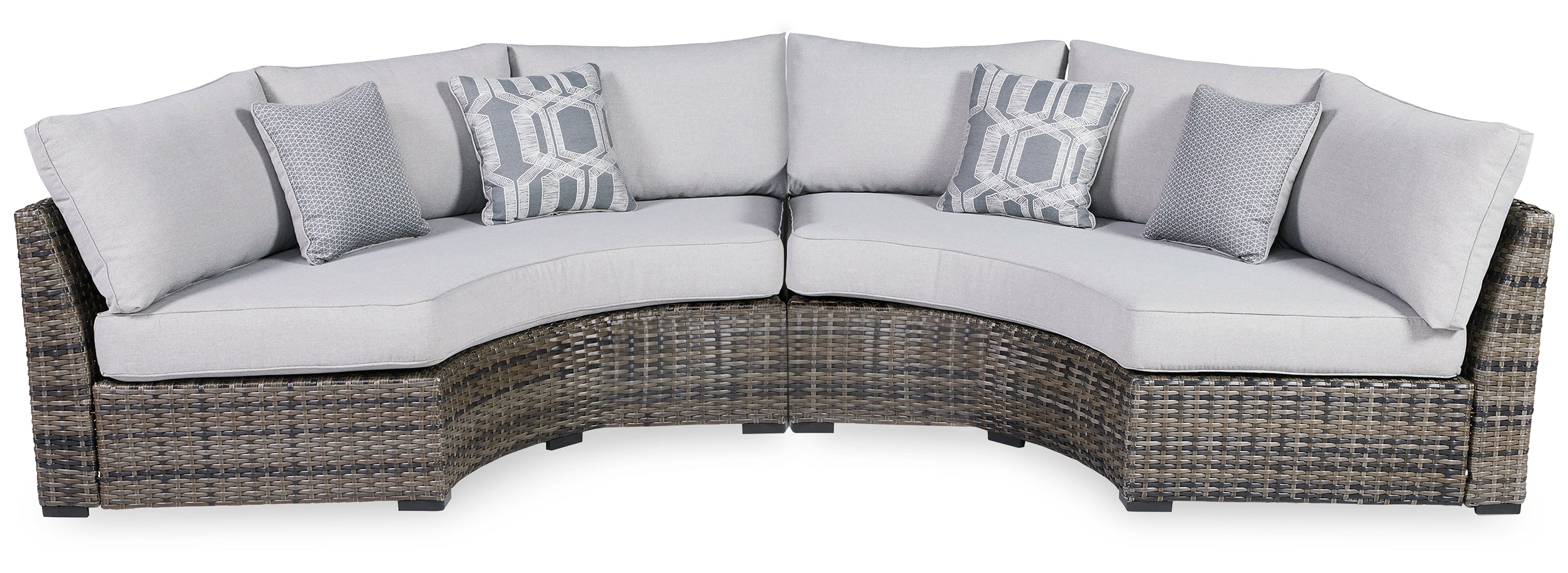 Harbor Court 3-Piece Outdoor Sectional with Ottoman