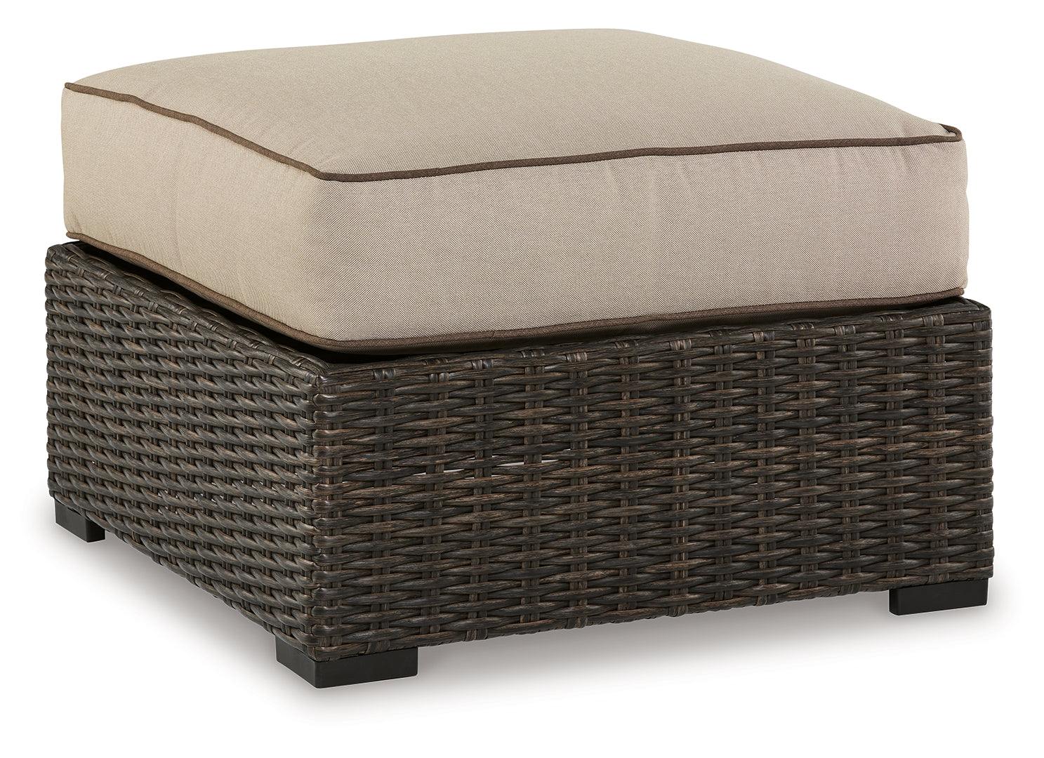 Coastline Bay Ottoman with Cushion