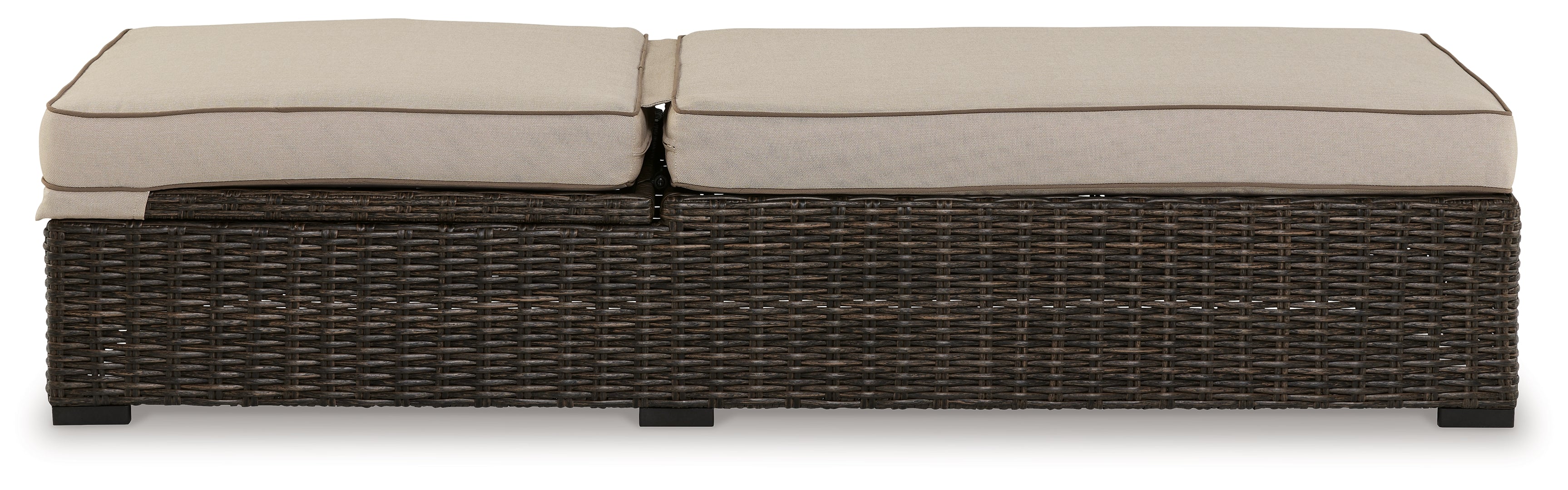 Coastline Bay Ottoman with Cushion