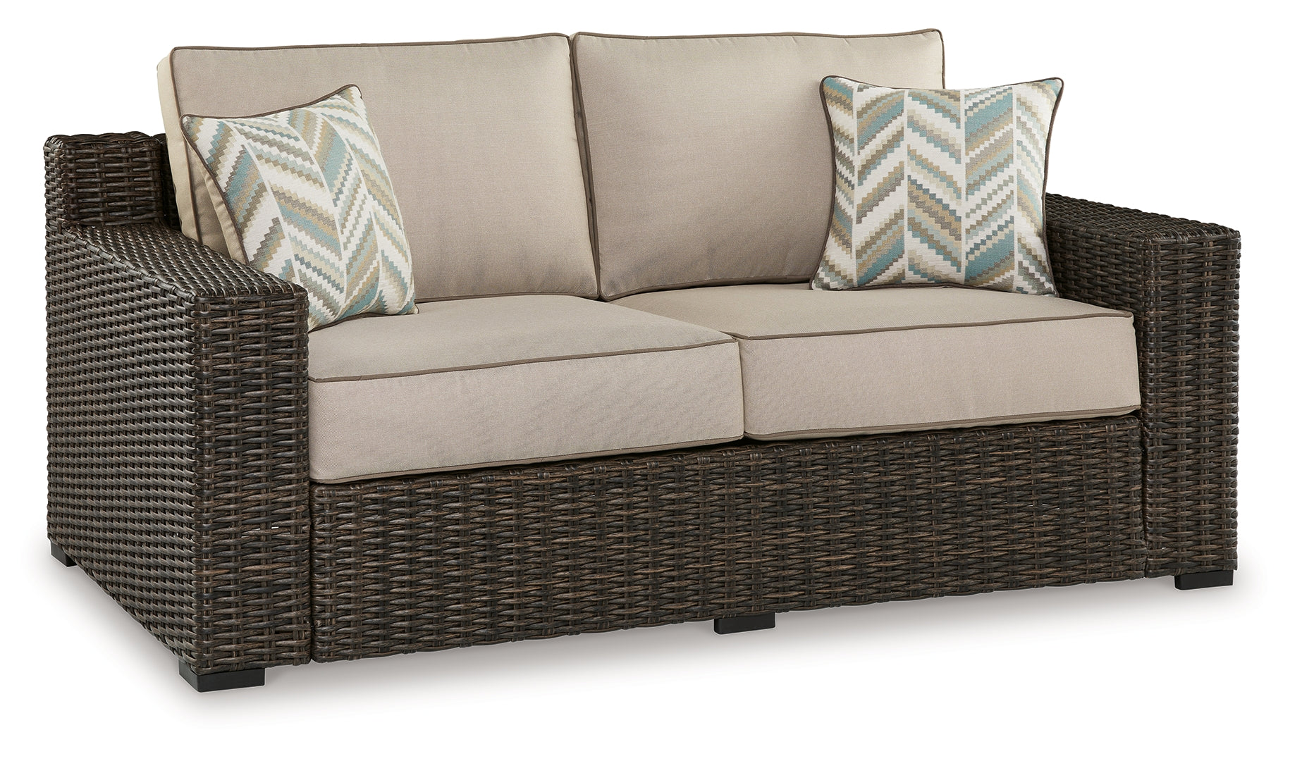 Coastline Bay Ottoman with Cushion