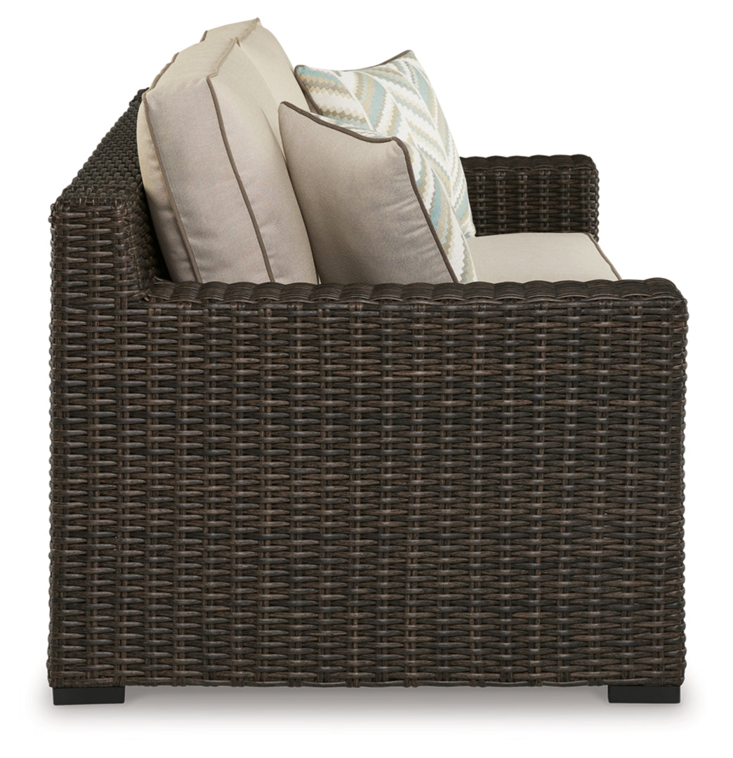 Coastline Bay Ottoman with Cushion