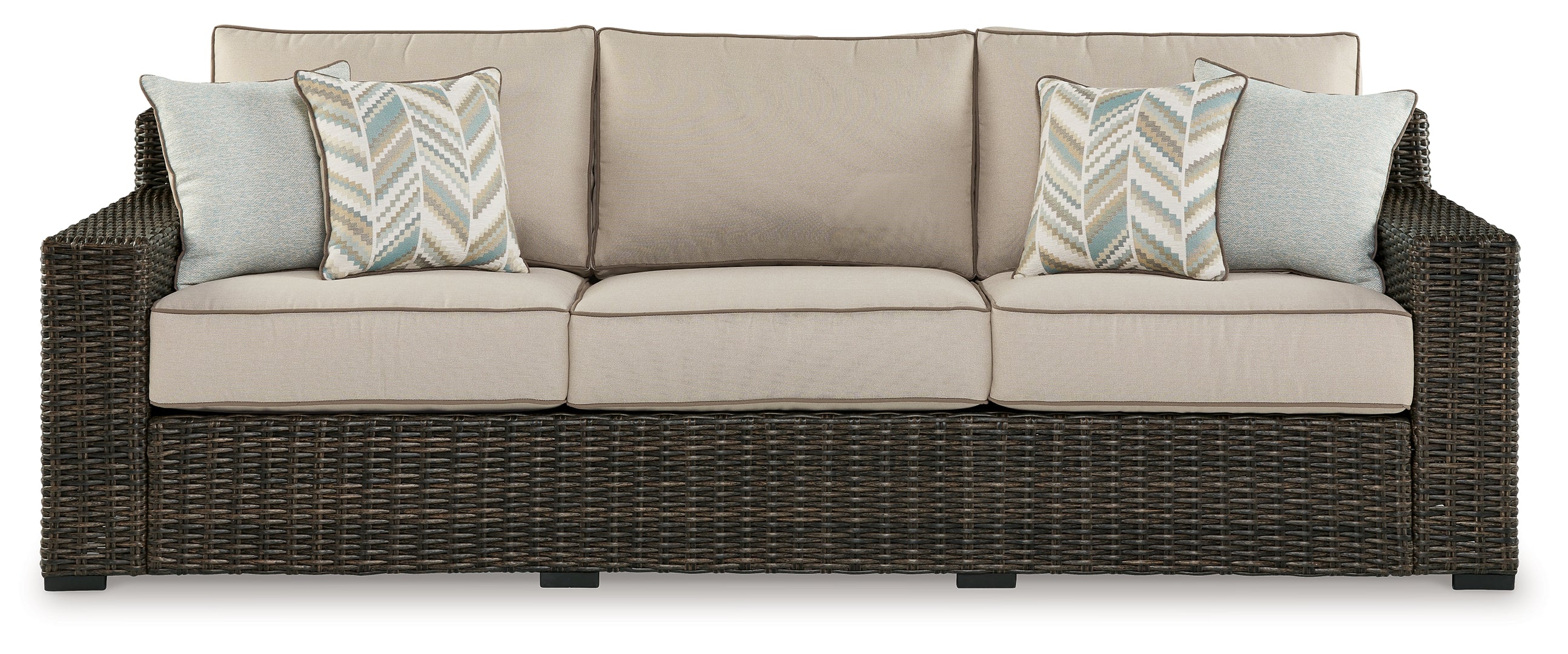 Coastline Bay Ottoman with Cushion