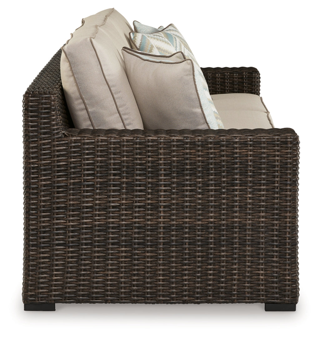 Coastline Bay Ottoman with Cushion