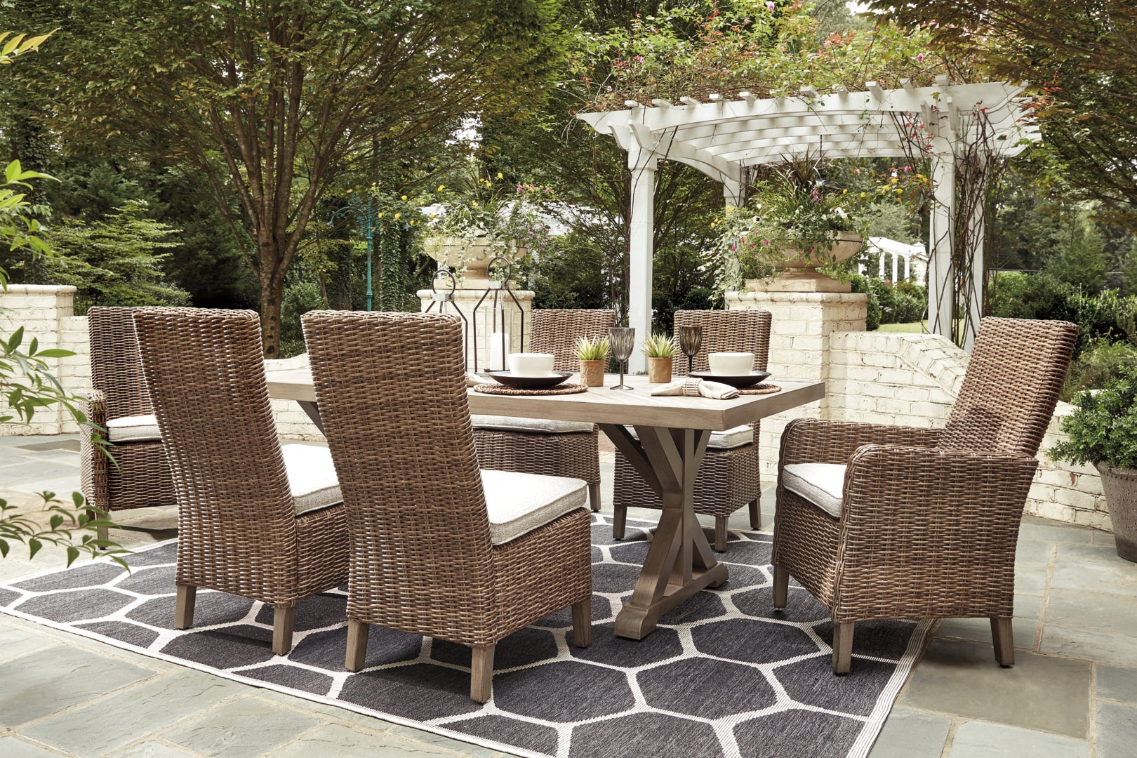 Beachcroft Outdoor Dining Table and Chairs