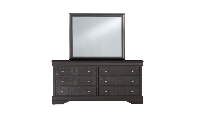 Pompei Metallic Grey Dresser