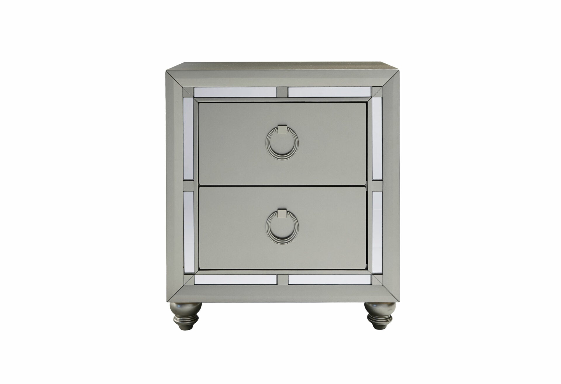 Riley Silver Nightstand