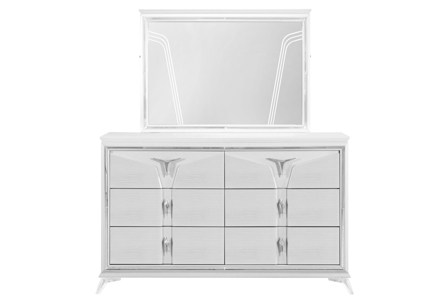 Romo White Dresser