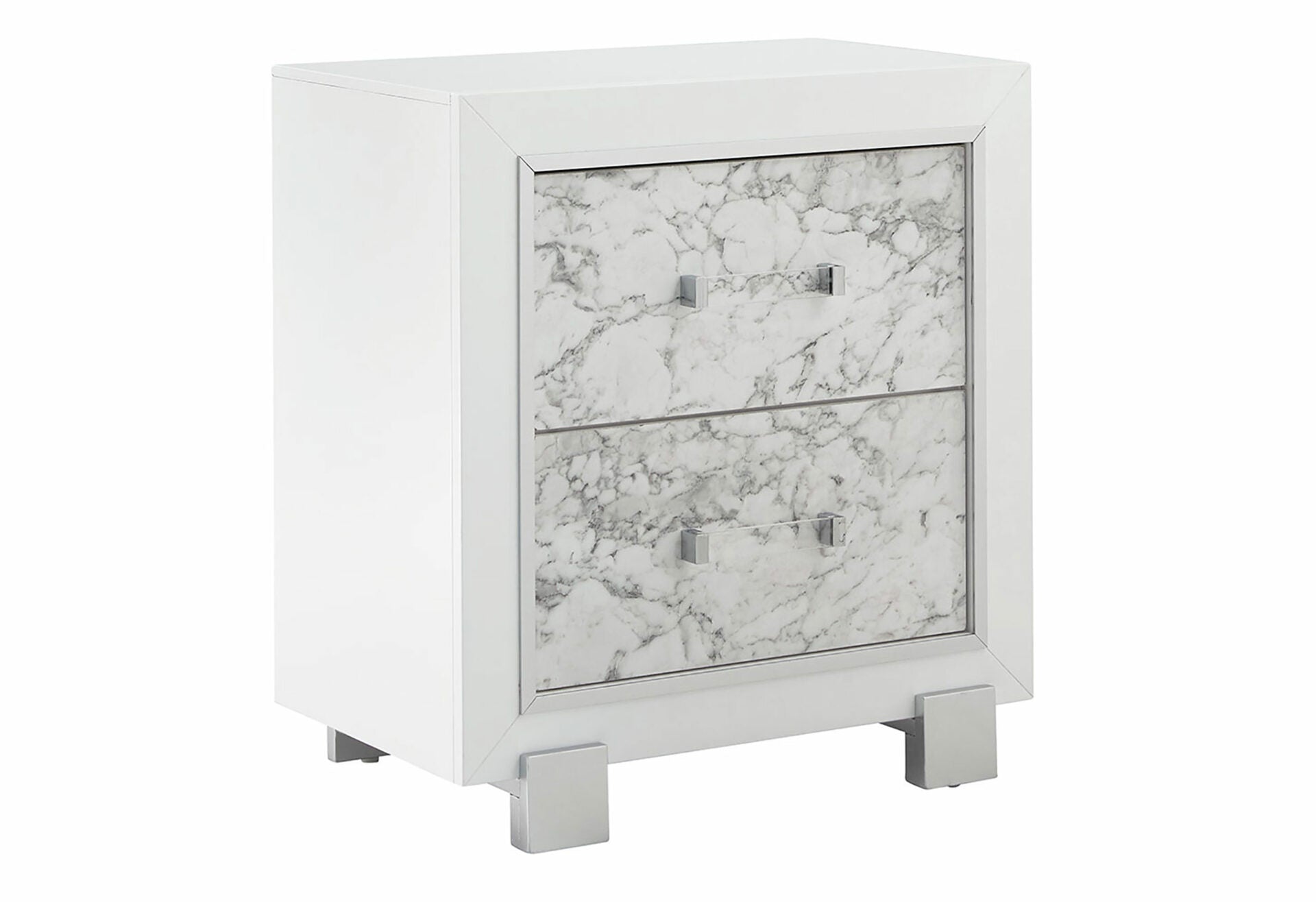 Santorini White Nightstand