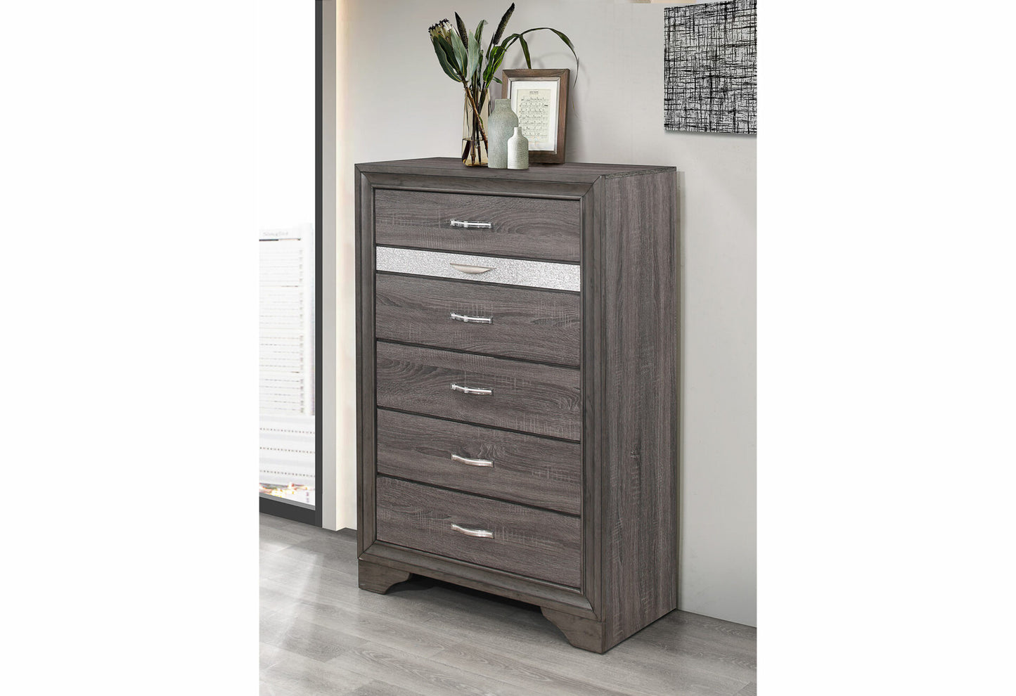 Seville Grey Chest