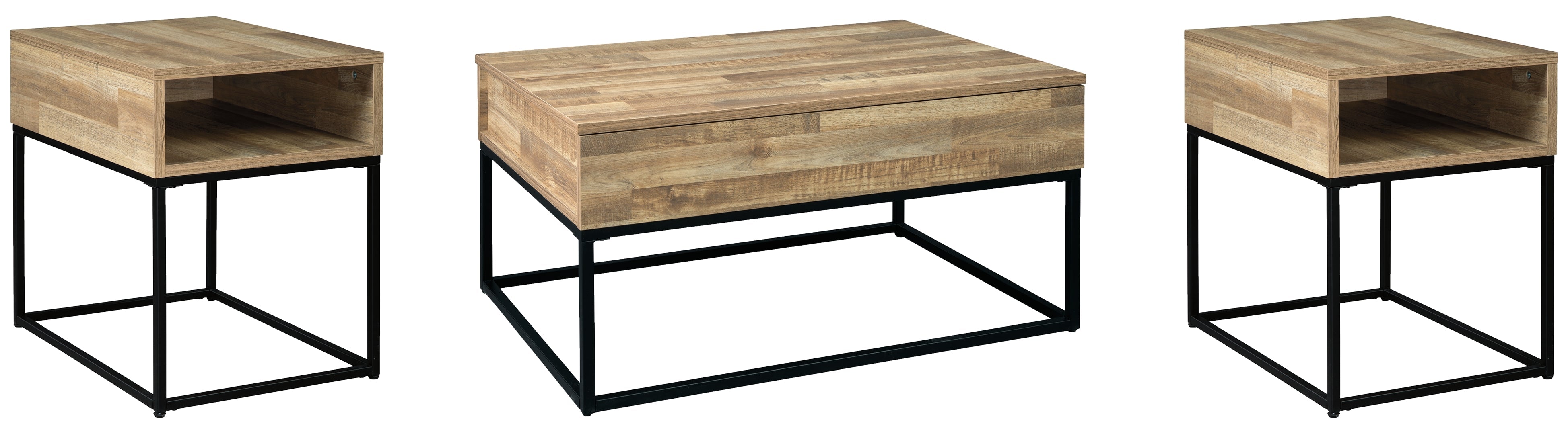 Gerdanet Coffee Table with 2 End Tables