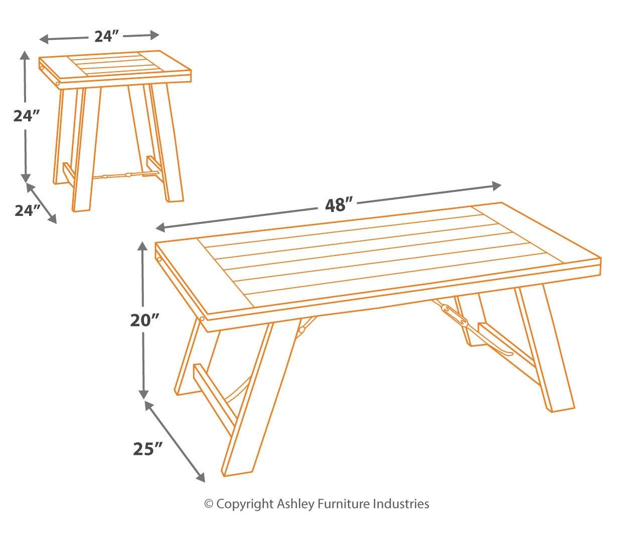 Noorbrook Occasional Table Set (3/CN)