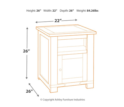 Budmore Rectangular End Table