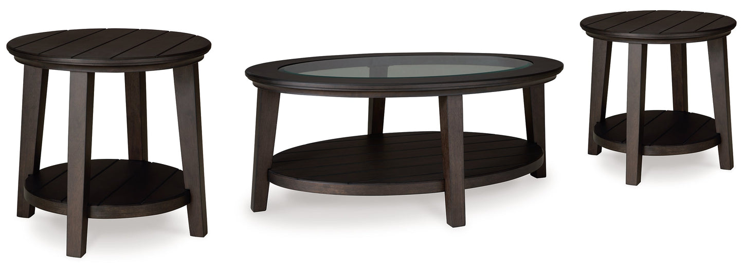 Celamar Coffee Table with 2 End Tables