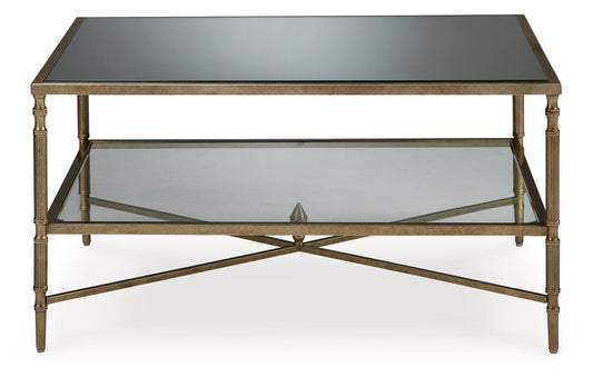 Cloverty Coffee Table with 2 End Tables