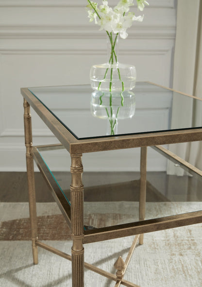 Cloverty Rectangular End Table