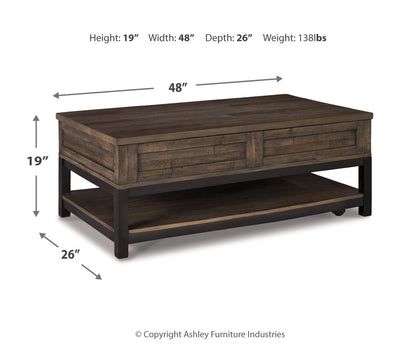 Johurst LIFT TOP COCKTAIL TABLE