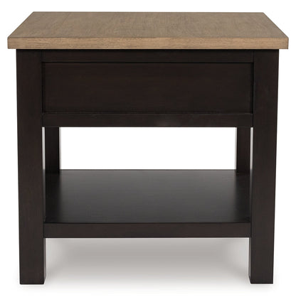 Drazmine Rectangular End Table