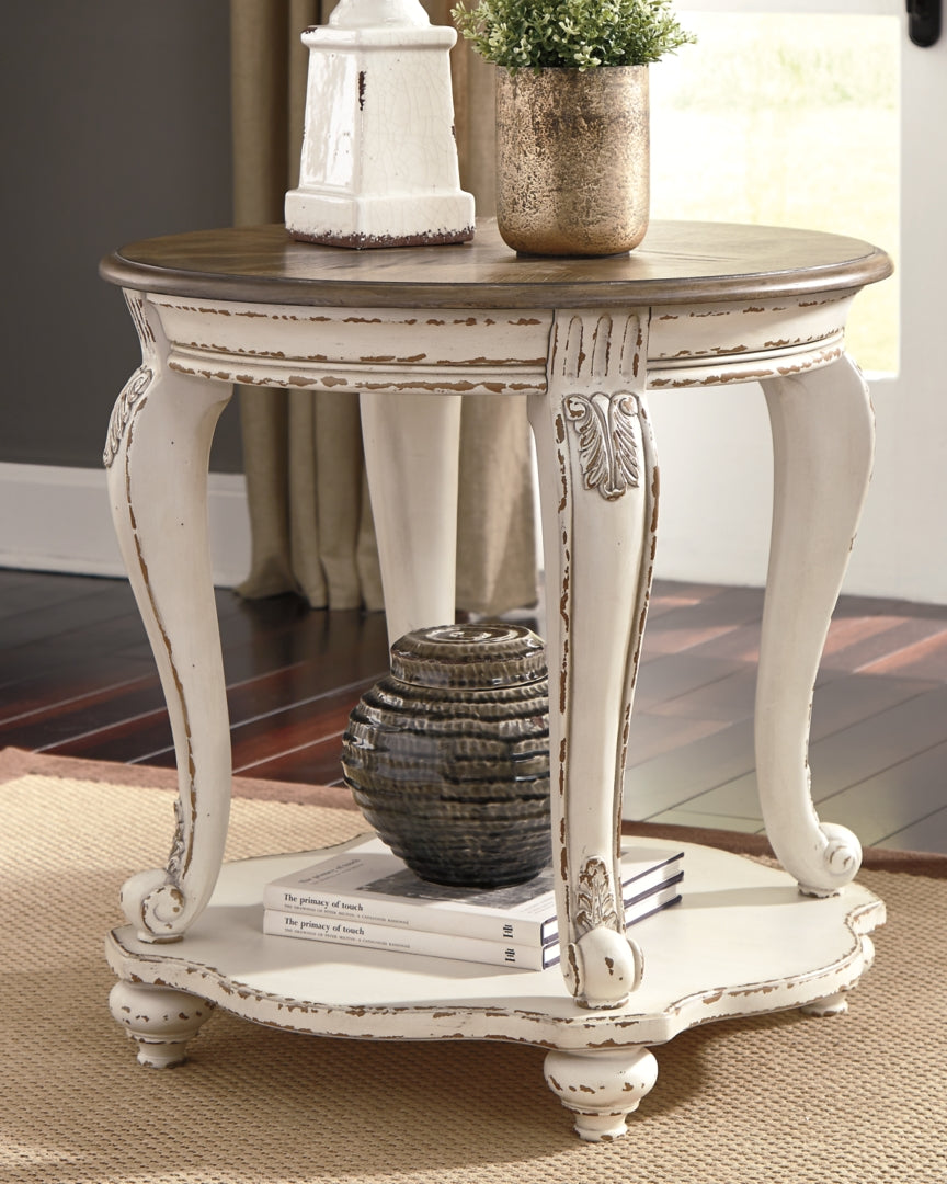 Realyn Round End Table