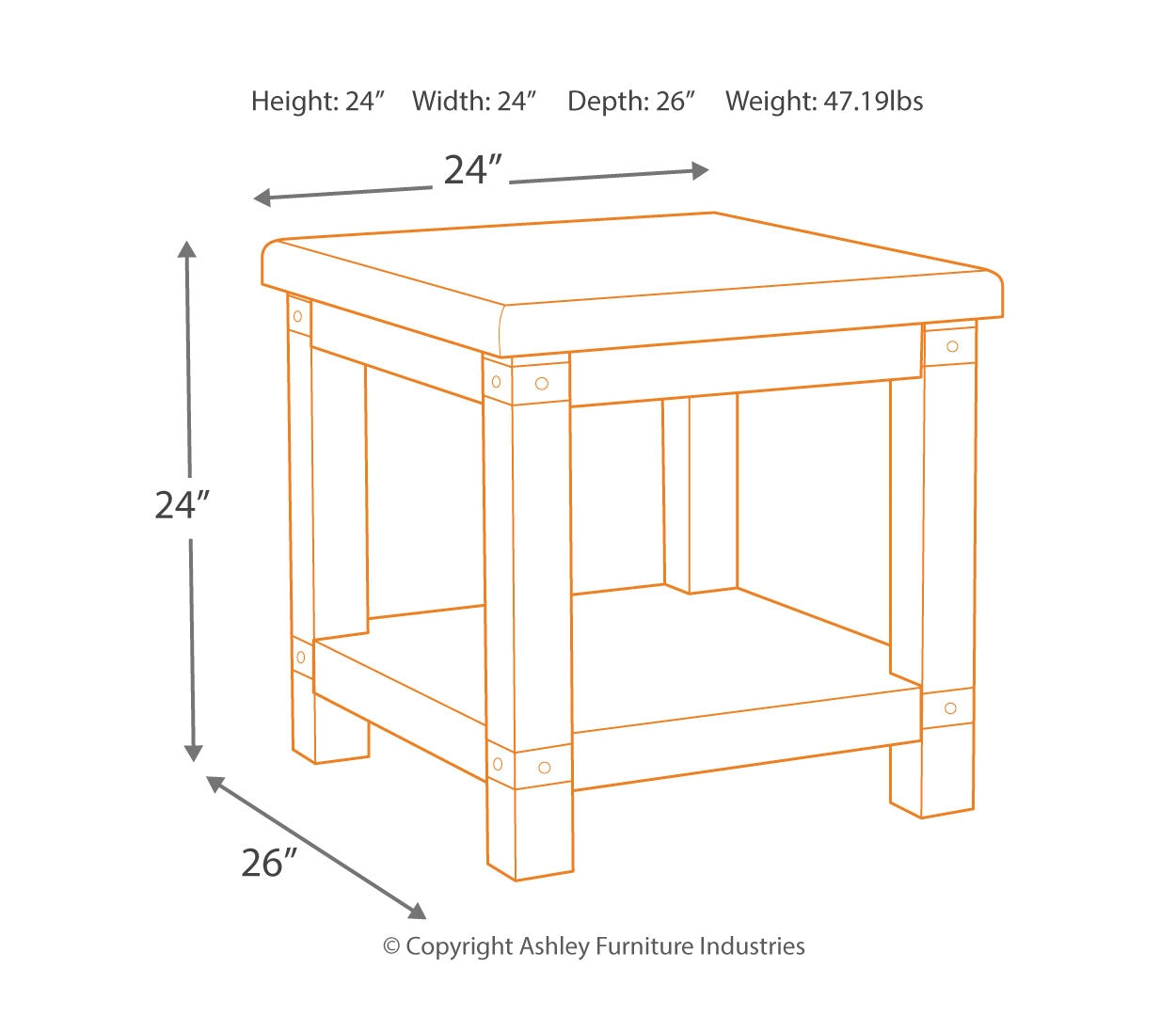 Carynhurst 2 End Tables