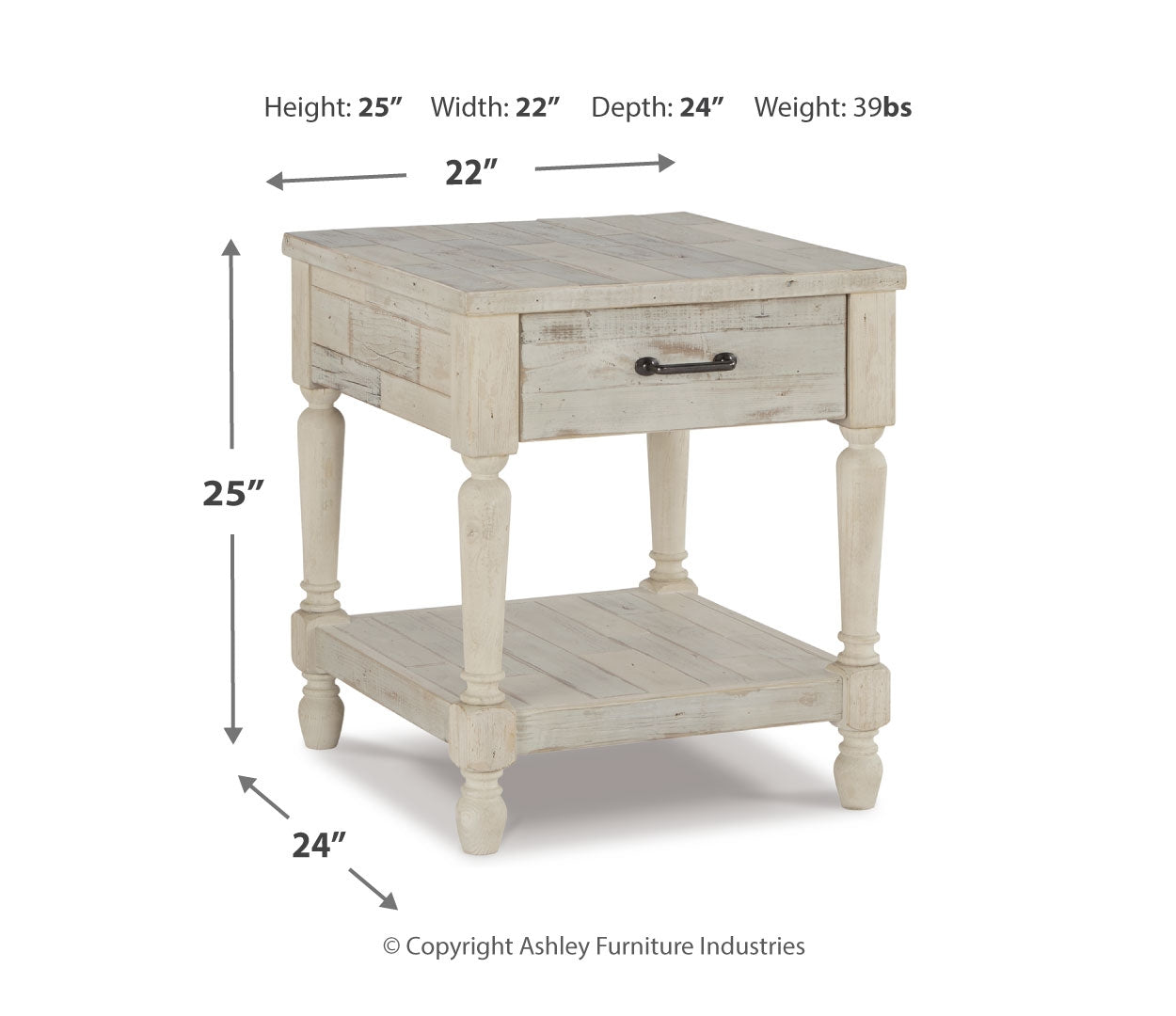 Shawnalore Rectangular End Table