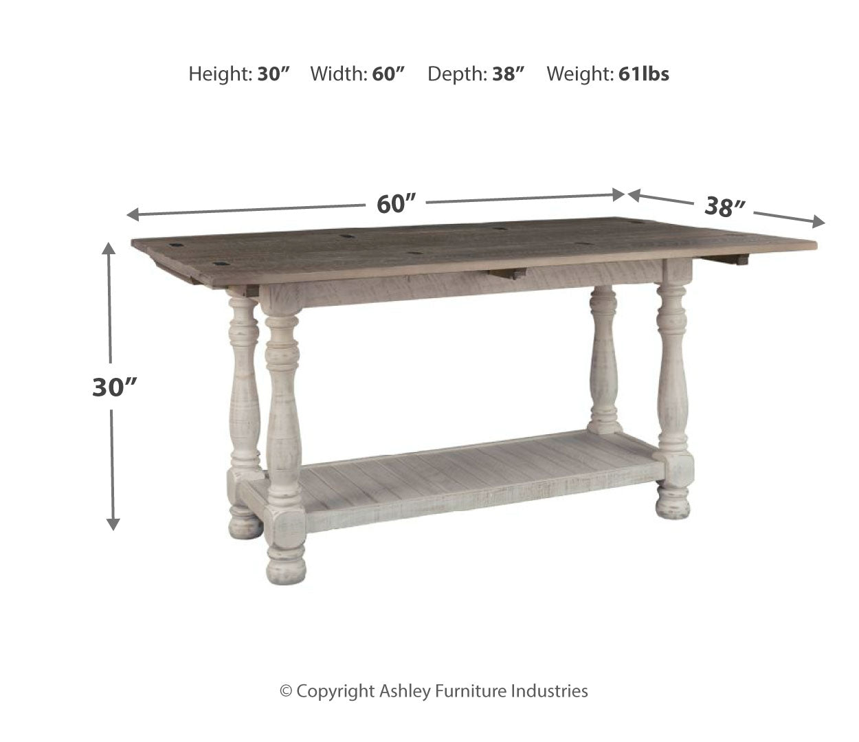 Havalance Flip Top Sofa Table