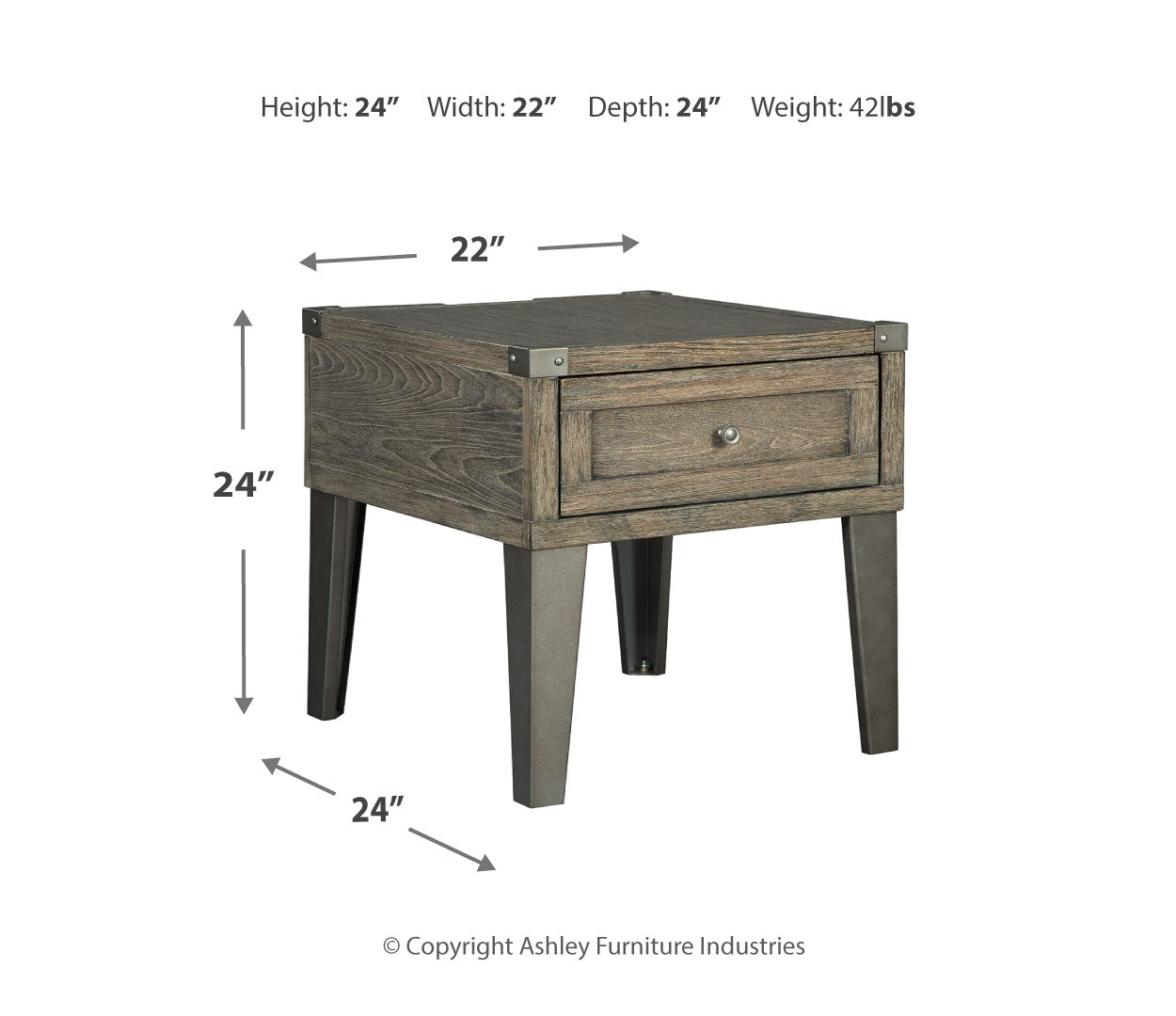 Chazney Coffee Table with 2 End Tables